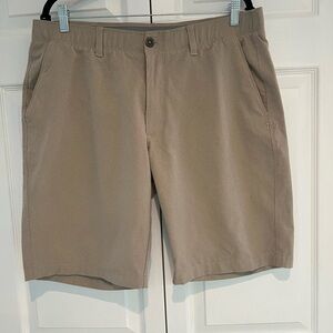 Under Armour Men's Khaki Flat Front Shorts
